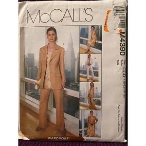 McCalls Sewing pattern4390 suit sewing pattern sz 10 12 14 16
